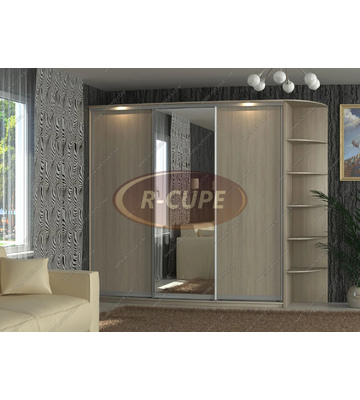 Прямой шкаф-купе №3017