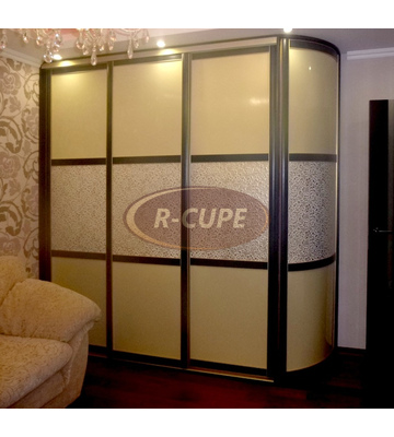 Изображение Радиусный шкаф-купе №1369 R-CUPE.RU Радиусный шкаф-купе №1369