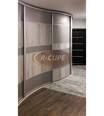 Изображение Радиусный шкаф-купе №1482 R-CUPE.RU Радиусный шкаф-купе №1482