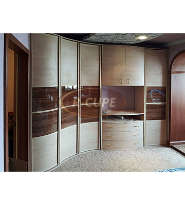 Изображение Радиусный шкаф-купе №2010 R-CUPE.RU Радиусный шкаф-купе №2010