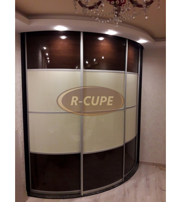 Изображение Радиусный шкаф-купе №2026 R-CUPE.RU Радиусный шкаф-купе №2026