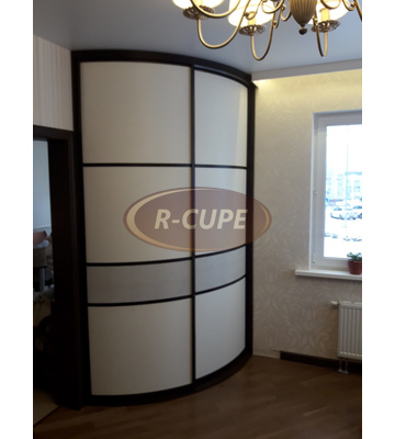 Изображение Радиусный шкаф-купе №2033 R-CUPE.RU Радиусный шкаф-купе №2033