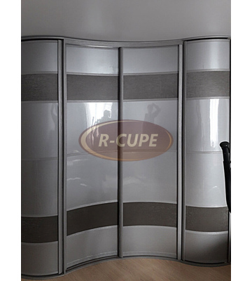 Изображение Радиусный шкаф-купе №2254 R-CUPE.RU Радиусный шкаф-купе №2254
